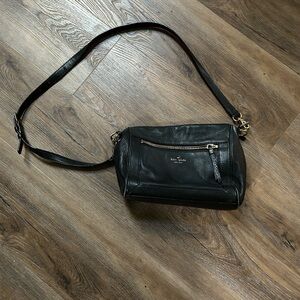 Kate Spade ♠️ Black Leather Crossbody Bag